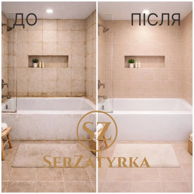 Заміна затирки між плиткою Львів | SERZATYRKA, Винники — 6/12